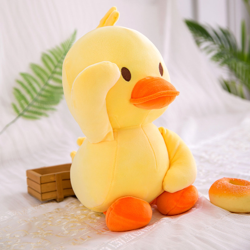 小鸭子黄色ins网红公仔毛绒玩具玩偶布娃娃抱枕超大毛绒布艺类玩具