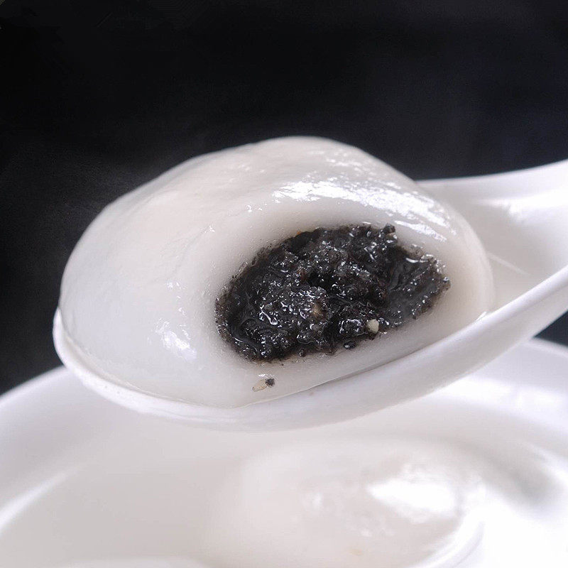 汤圆三全简装芝麻400g宁波风味元宵甜点甜食汤圆