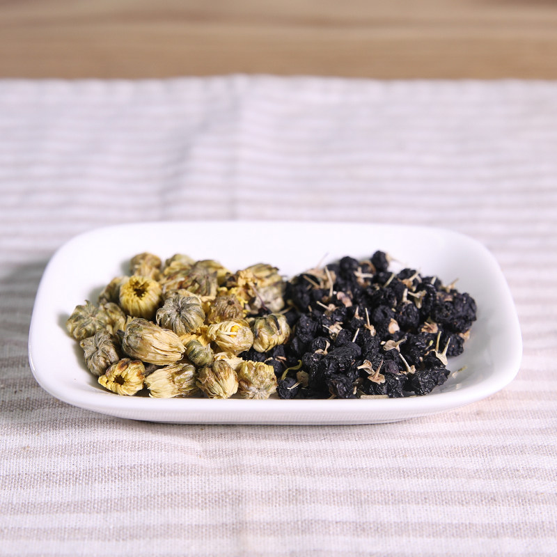 黑枸杞菊花茶包 青海黑枸杞三角茶包袋泡茶组合养生花草茶6g*30泡