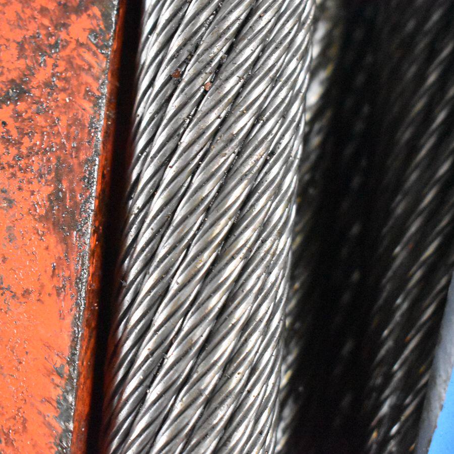 压实实股不旋旋转钢丝绳35wk7直径2436mm接触钢丝绳