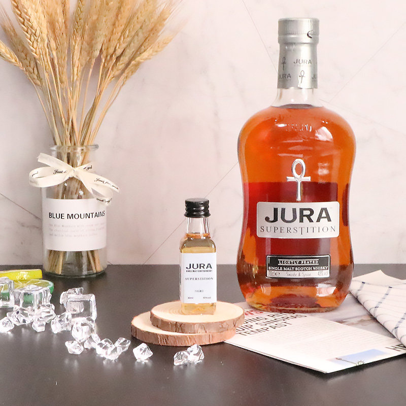 jura吉拉迷信苏格兰岛屿区单一麦芽威士忌43度30ml威士忌