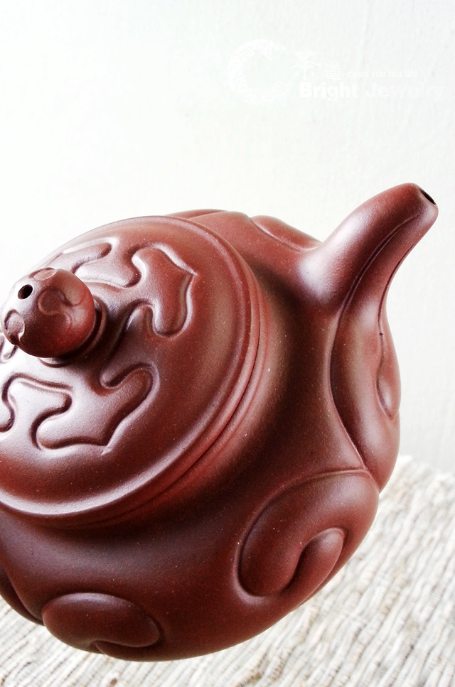 御翠手工工艺明霞孙明霞琉光茶壶紫砂壶古如意仿古茶壶