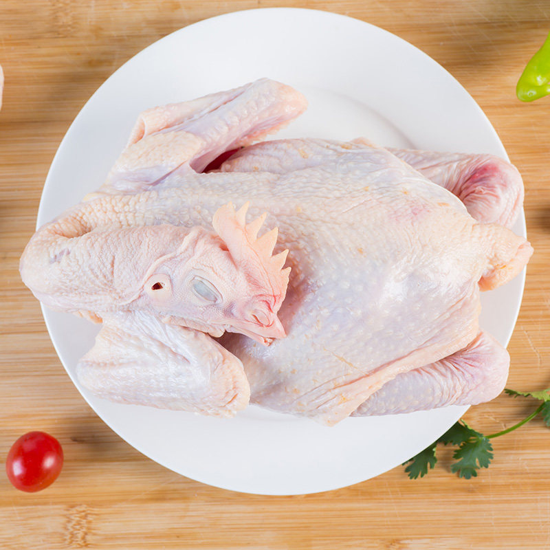 三只三黄土鸡走地新鲜冷冻整鸡笨鸡整鸡