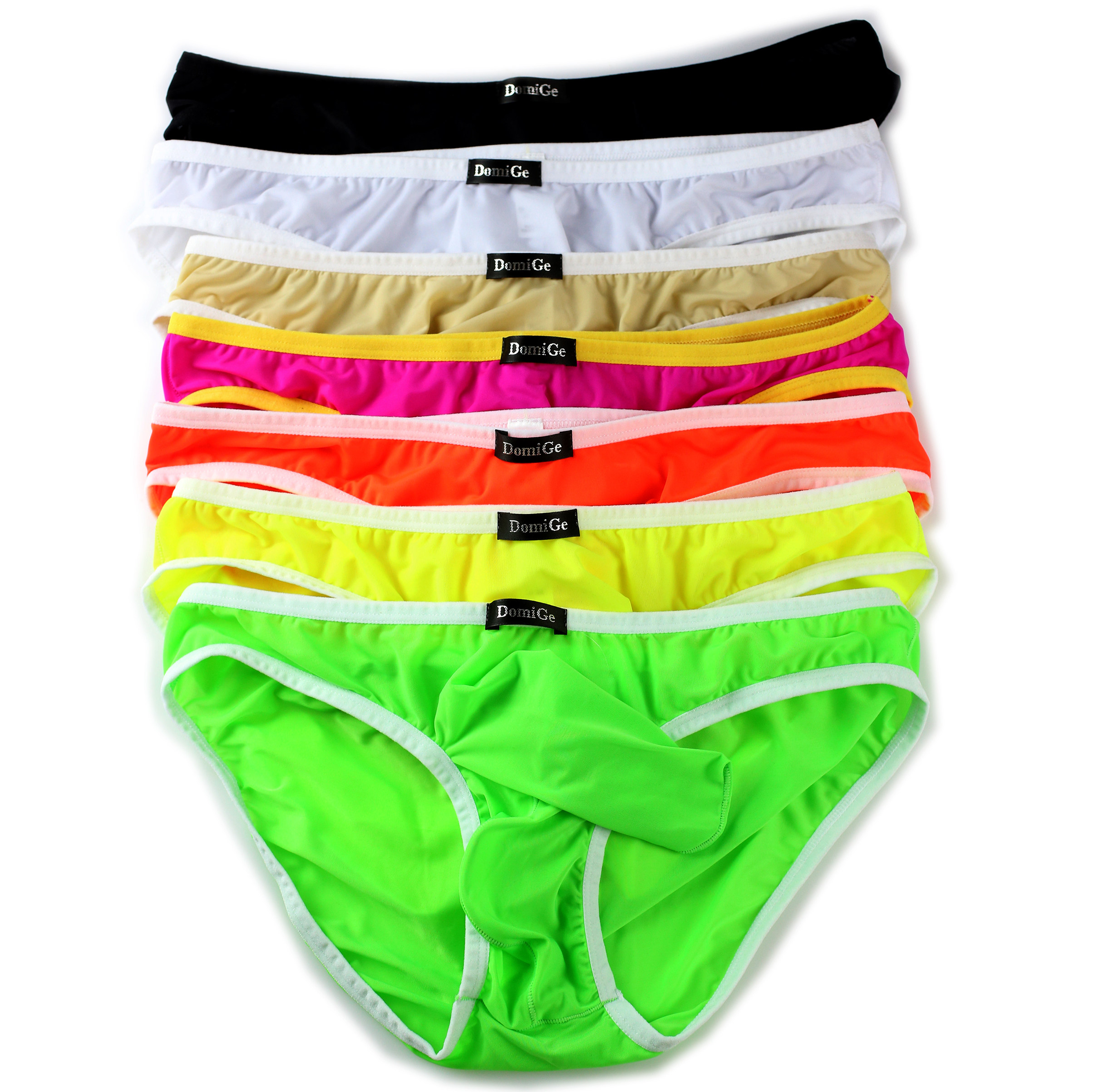 domige杜米国际三角纯色大象象鼻分离低腰男士内裤内裤