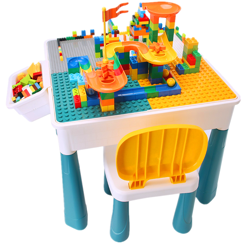 多功能尺寸玩具两用学习儿童颗粒小颗积木diy塑料积木