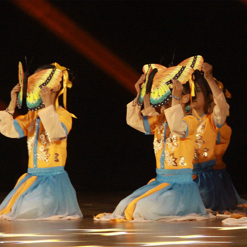 醉春风戏蝶演出服蝴蝶抖音同款 原版 舞蹈服道具儿童古典舞汉服唐装抖