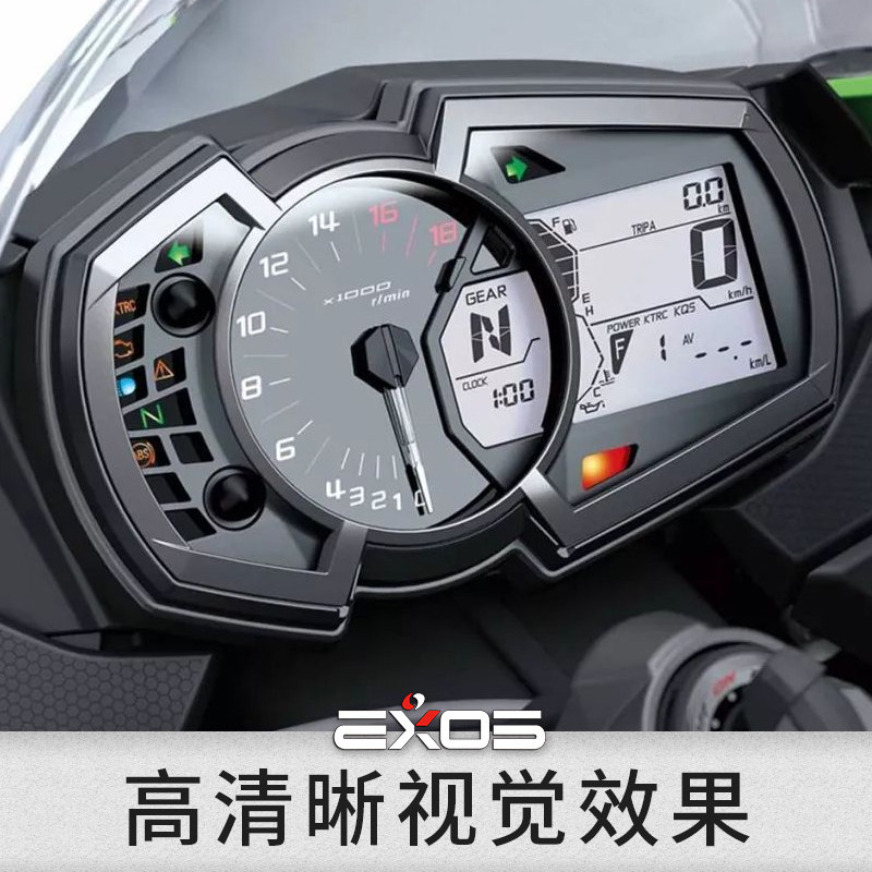 川崎忍者ninja4001000zx10rh2改装仪表盘保护保护贴漆面保护膜
