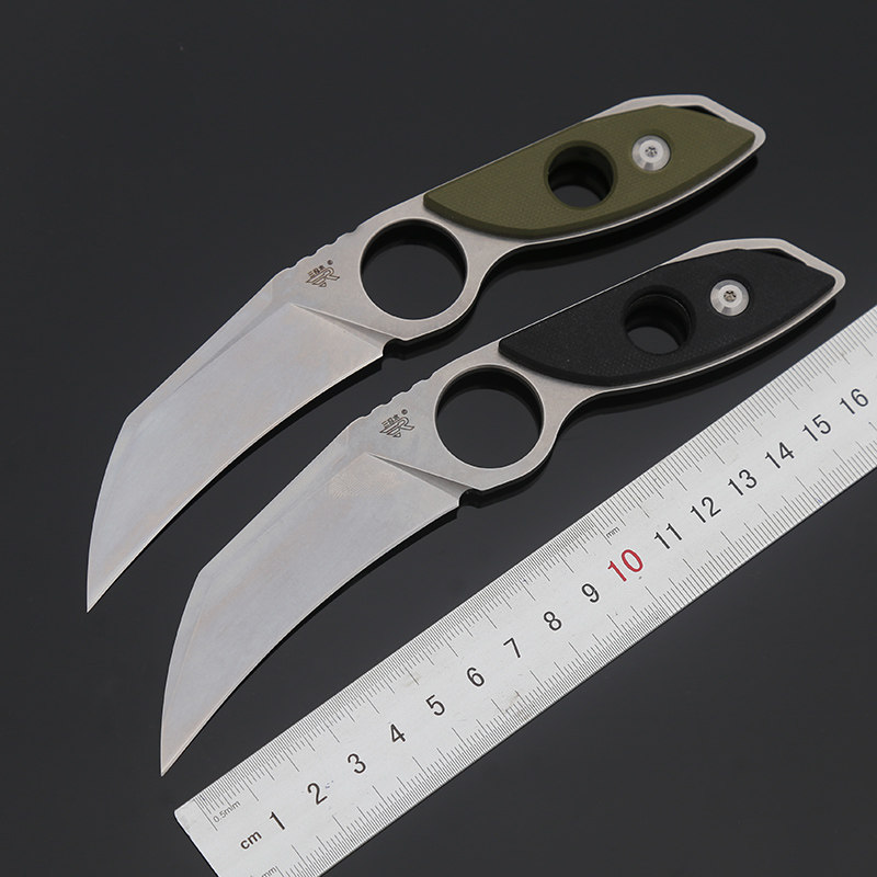 三刃木直刀求生野外刀具挂身武器防身s615硬度其他户外刀具