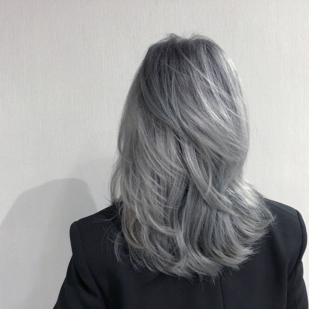 植物灰色染发剂2020流行色打蜡染发膏泡泡沫纯植彩染