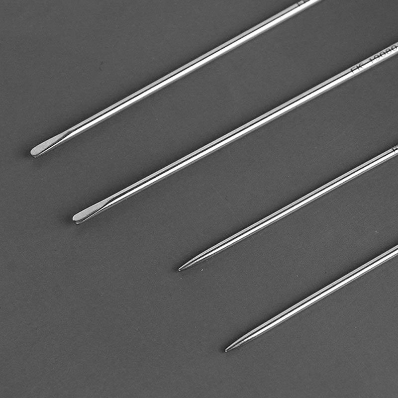 松骨针针具替代竹针圆头扁头四支透骨一套衡针按摩穴位棒