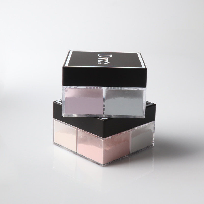 dvz朵色轻盈无痕四宫格修颜蜜粉散粉定妆粉饼持久控油新款包邮