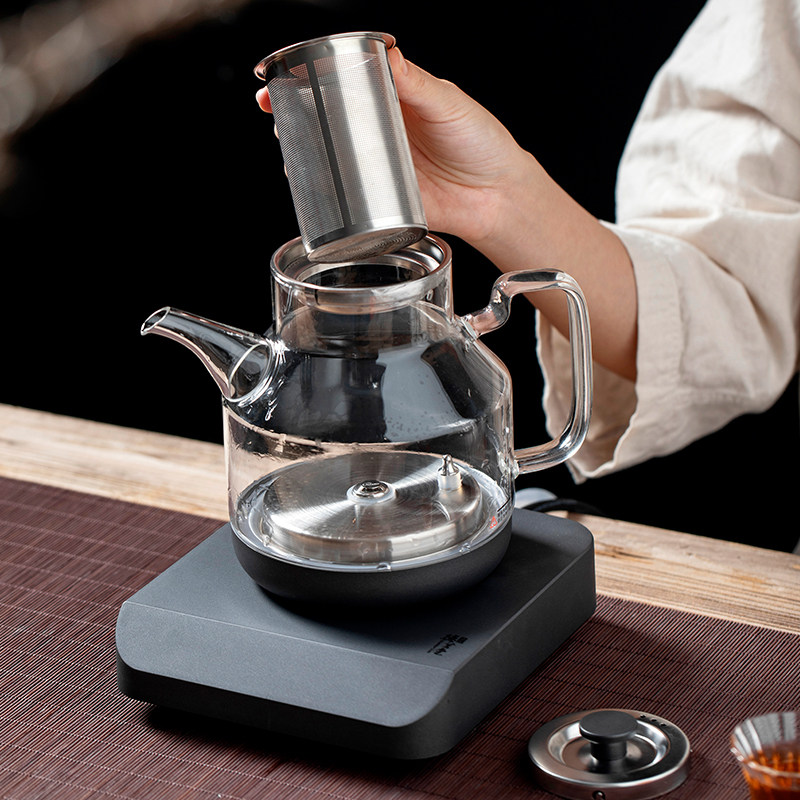 茶壶舍己宜物家用全自动煮茶器煮玻璃网红蒸煮茶壶