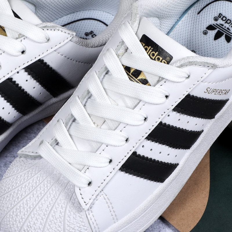 鞋带适配阿迪贝壳头三叶草板鞋纯白色女男原装扁平鞋带