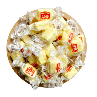 春光榴莲奶糖散装软糖500克海南特产结婚婚庆喜糖年货食品传统糖果