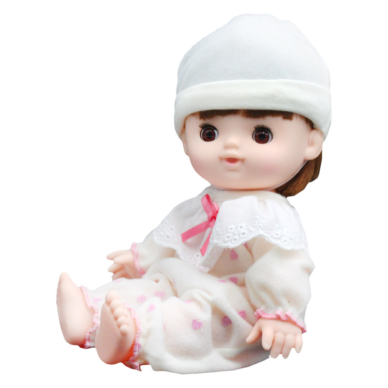 韩国mimiworld小宝贝toritori眨眼洋娃娃儿童玩具女孩奶瓶过家家