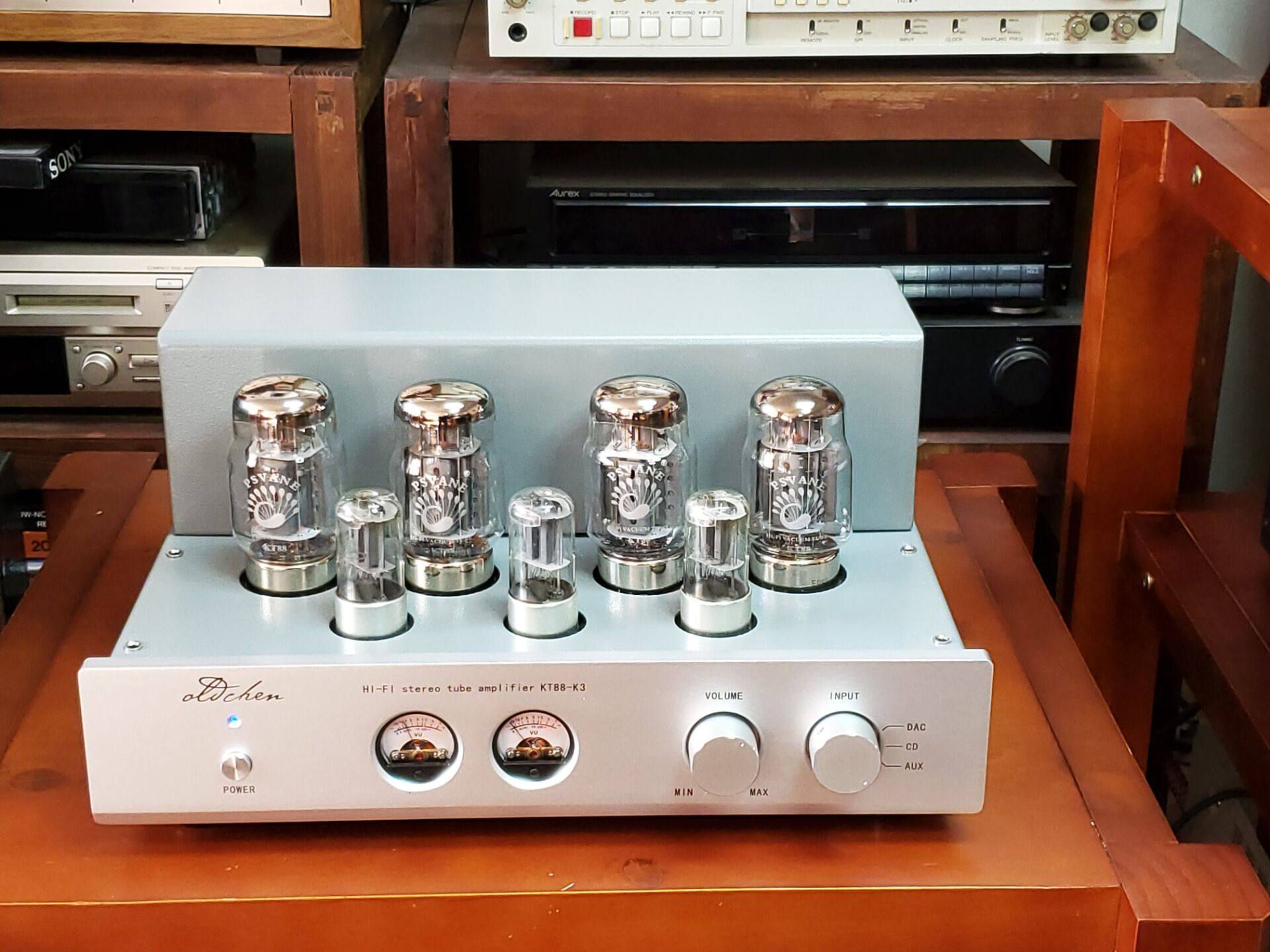 老陈胆机kt88 k3大功率甲乙类电子管功放 hifi发烧 胆机 厂家直销