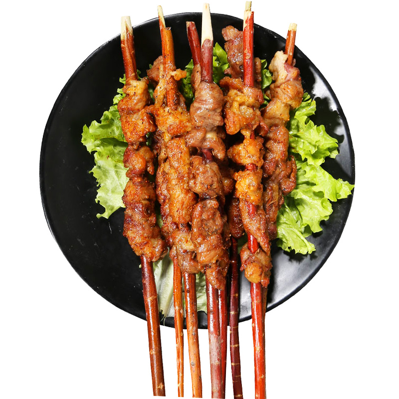 烧烤600g两袋半成品冻品柒鲜食材羊肉串大串红柳羊肉串