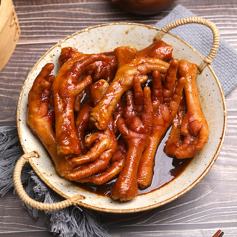 广式点下豉油王鸡脚虎皮凤爪冷冻半成品调味鸡爪其它