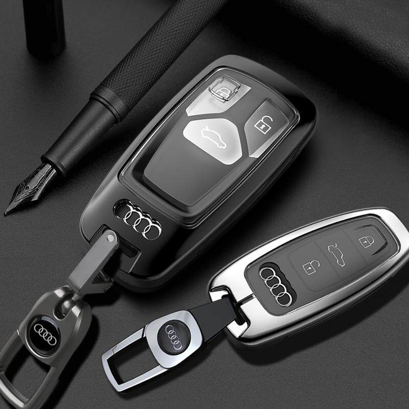 适用奥迪a6l钥匙21款新a4lq5la3q3q2lq7a5a7a8汽车金属高档车用钥匙包