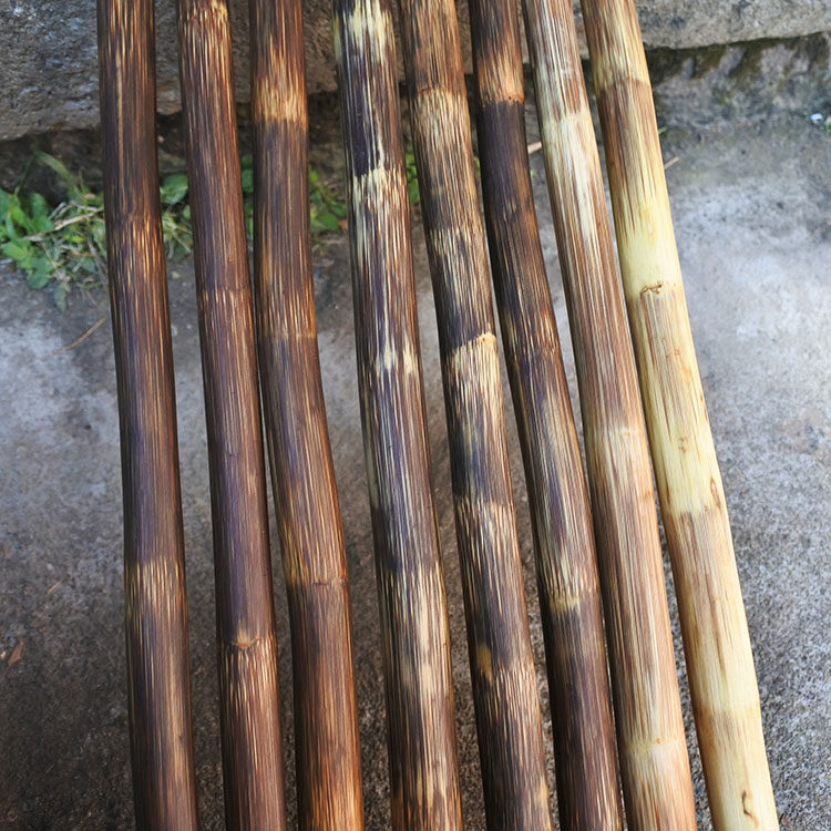 纯天然棕竹武术拐杖教棒耐用结实文玩手杖丝竹登山杖
