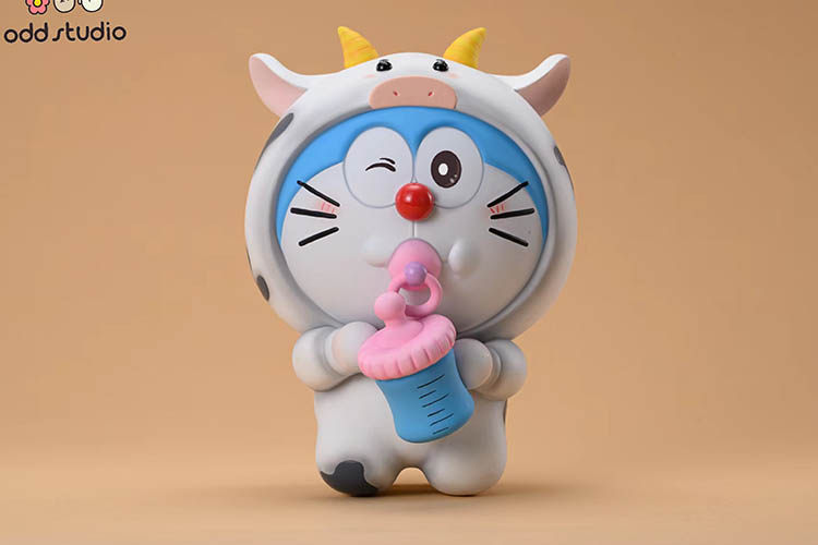 哆啦odd十二生肖掌中宝第六七弹奶牛手办gk雕像手办