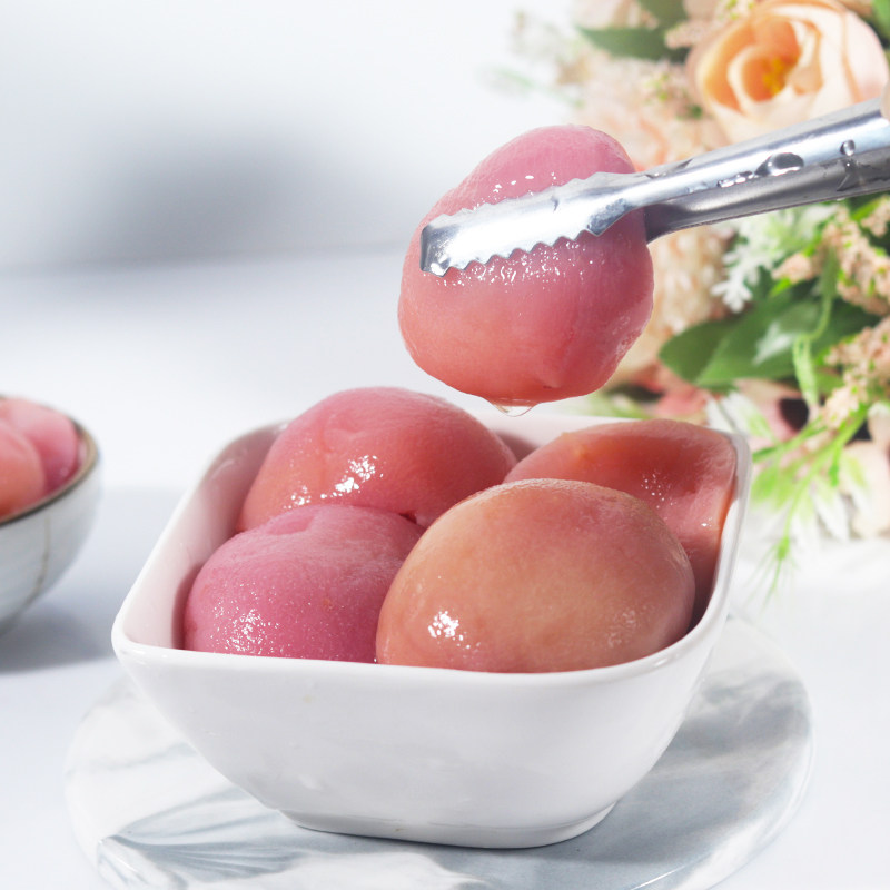 冷冻水蜜桃芝芝桃子奶茶专用速冻新鲜水果无核桃