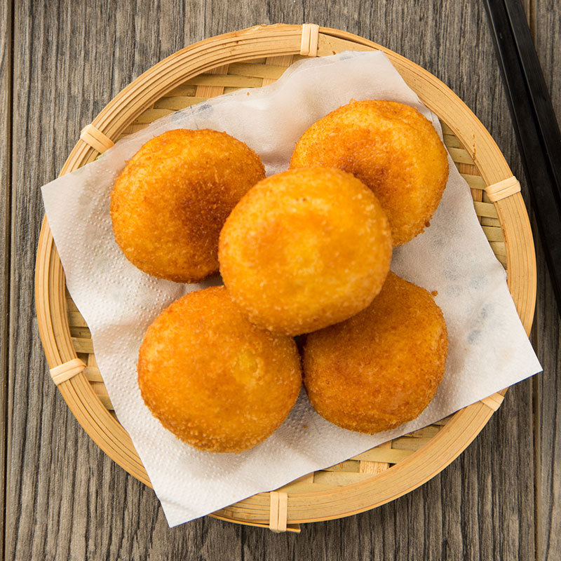 安井豆沙南瓜360g速冻糕点半成品点心油炸小吃传统中式糕点