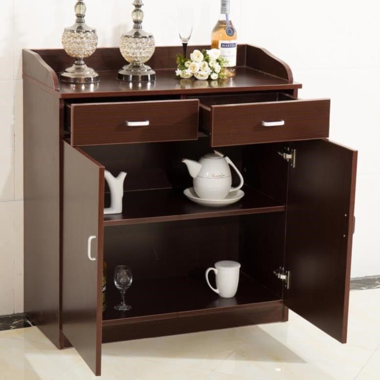 简约餐边柜碗柜茶水柜储物小柜子备餐台酒店包厢餐厅饭店商用单间