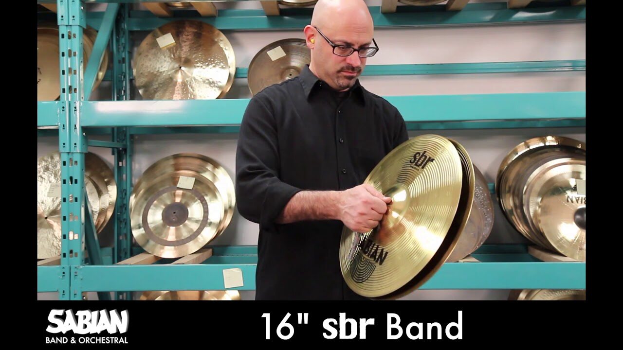 对镲sabian沙滨sbrband乐团英寸军镲sbr1622学校其它乐器配件