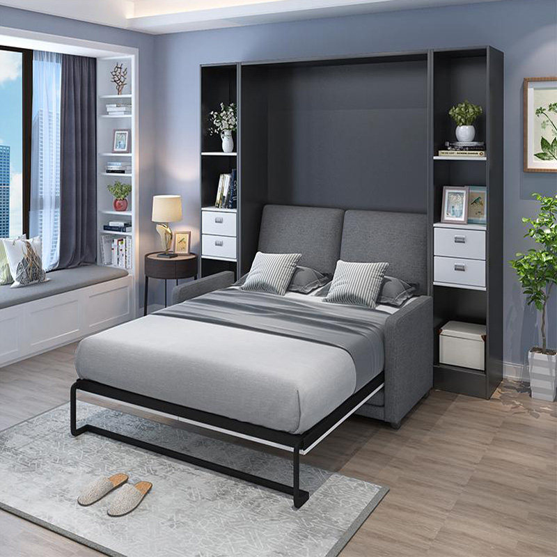 隐形壁柜床正翻侧休闲功能组合沙发书桌电动折叠床