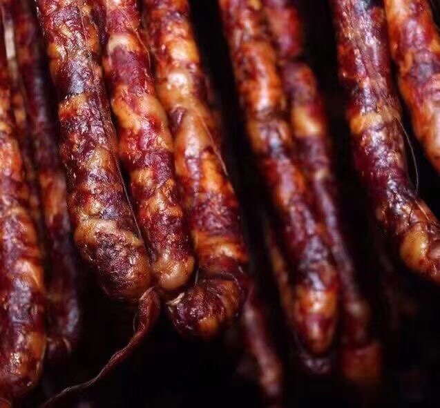 腊肠贵州特产遵义正宗烟熏熏肉农家手工500g香肠