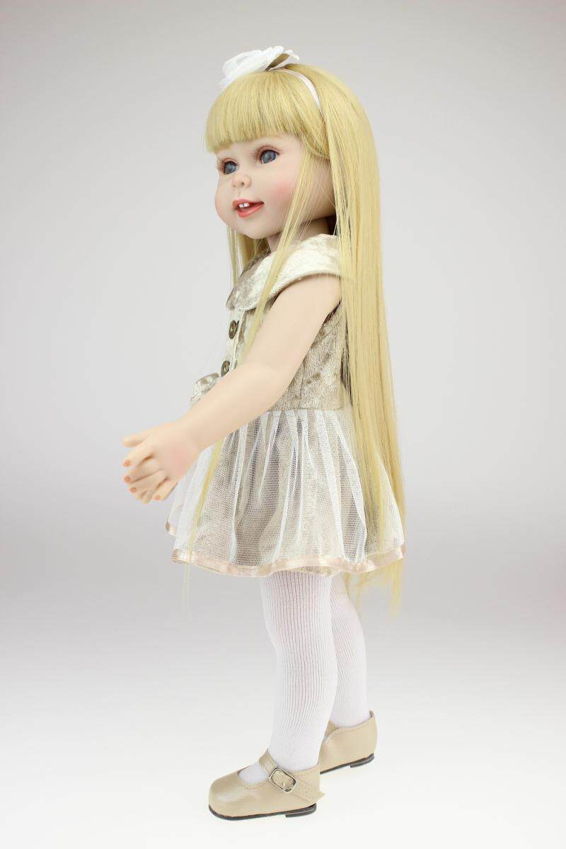 娃娃现货偏软全胶美国女孩换装高贵公主高大娃娃