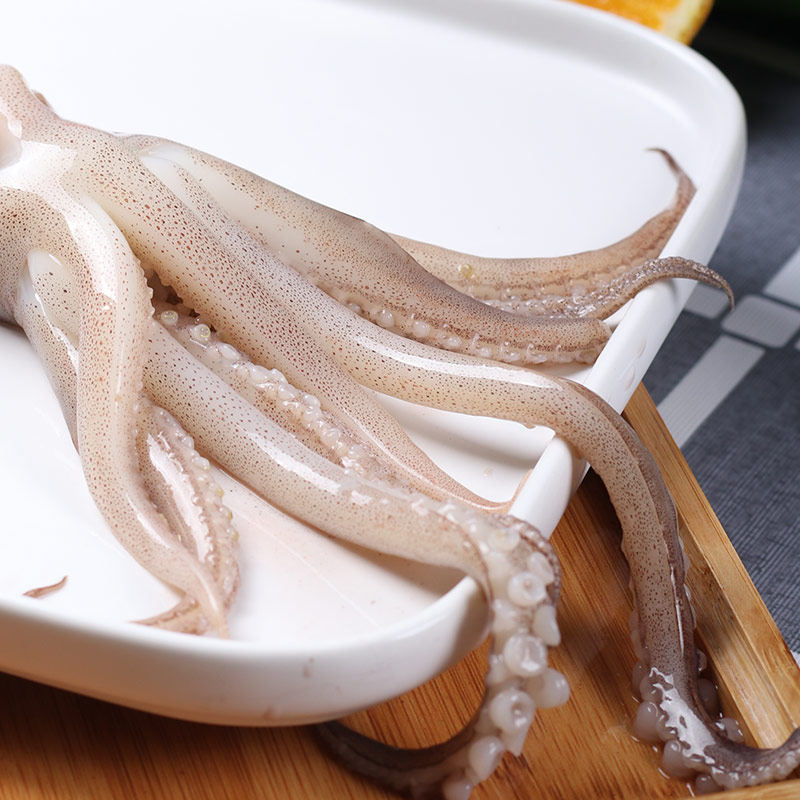 鱿鱼鱼头海鲜包邮冷冻新鲜尤鱼500g半成品冷冻鱿鱼