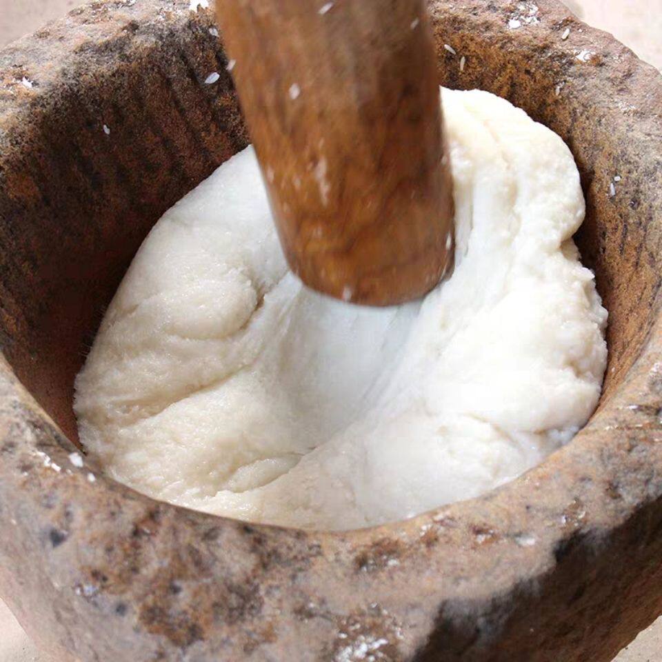 糯米贵州糍粑手工红糖年糕自制农家粑粑湖南年糕