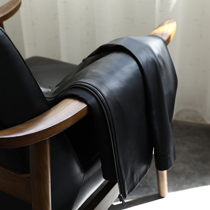 干倒一大片！绵羊皮！超细腻！秋冬新款男士高端真皮皮衣夹克外套