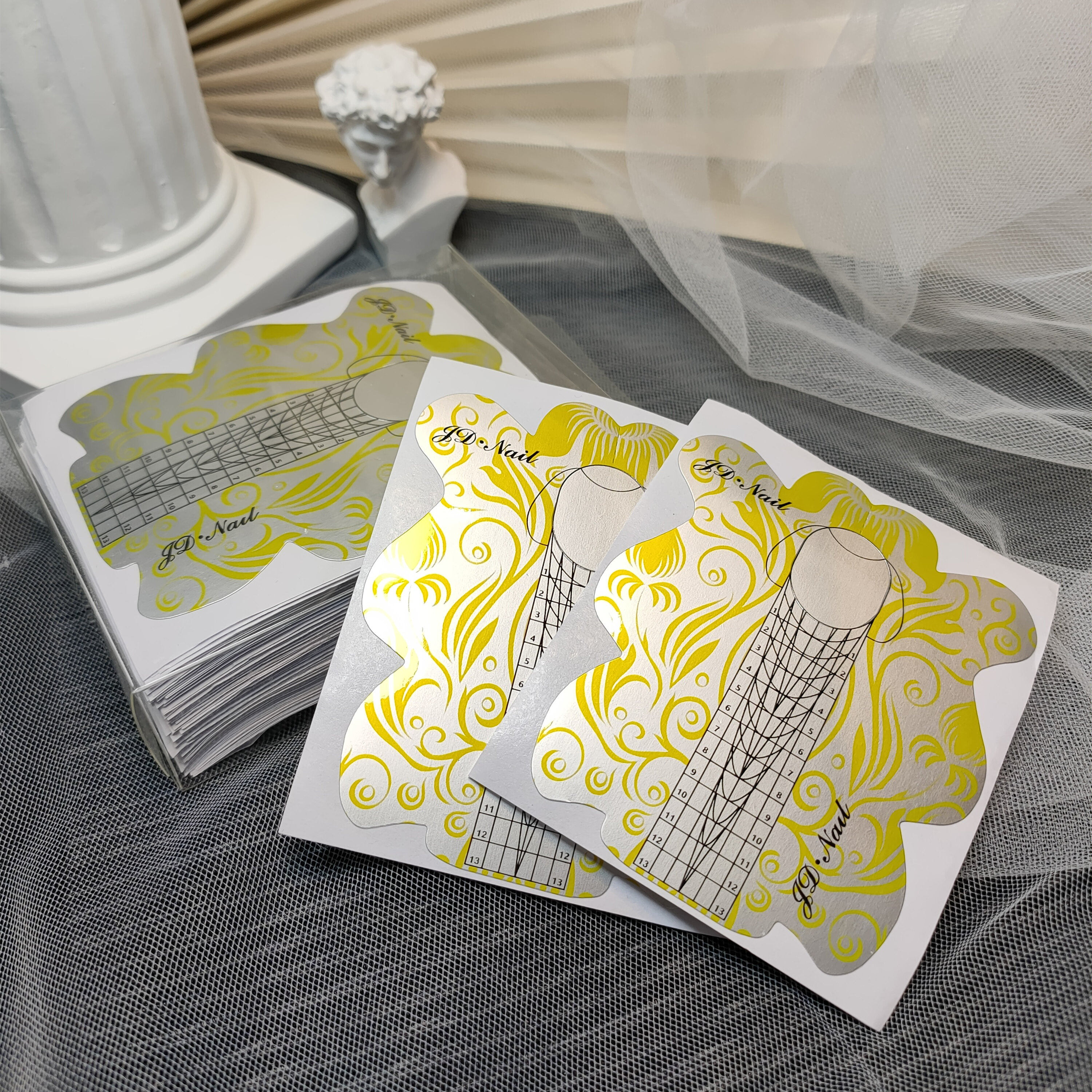 纸托沈阳简单美甲延长超长短款美甲工具