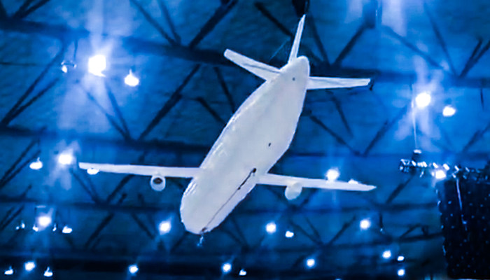 魔术天下室内外启动仪式航模遥控大客客机气球魔术道具