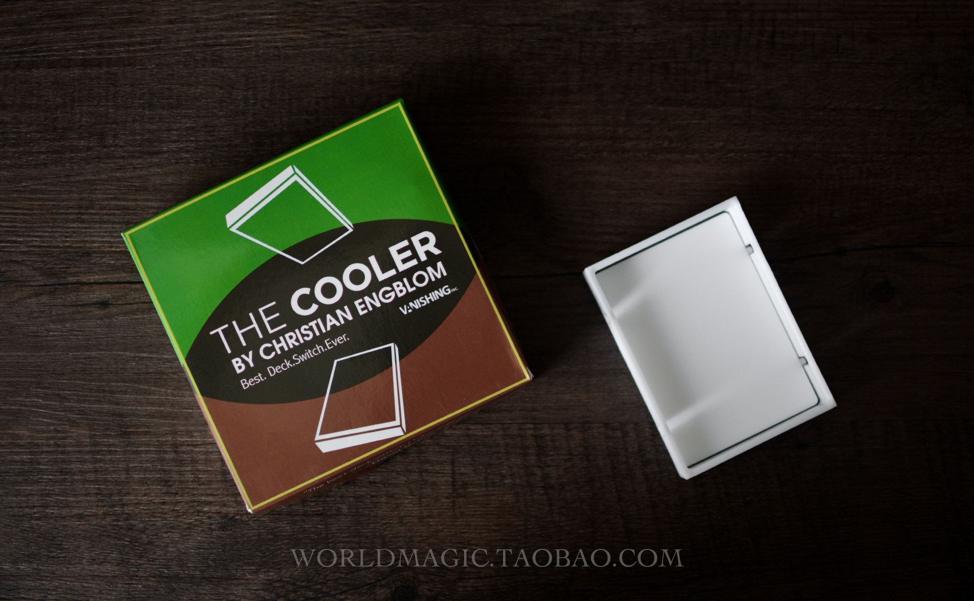 魔术天下thecooler换牌扑克牌换托装置近景道具魔术道具