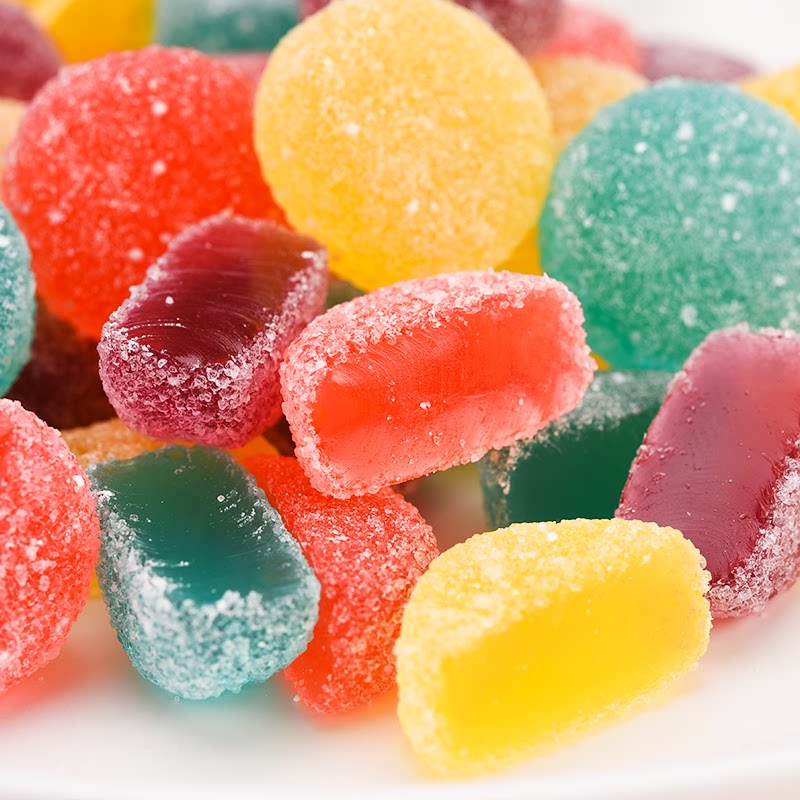 网红零食qq糖果果味软糖水果糖办公室休闲食品结婚传统糖果