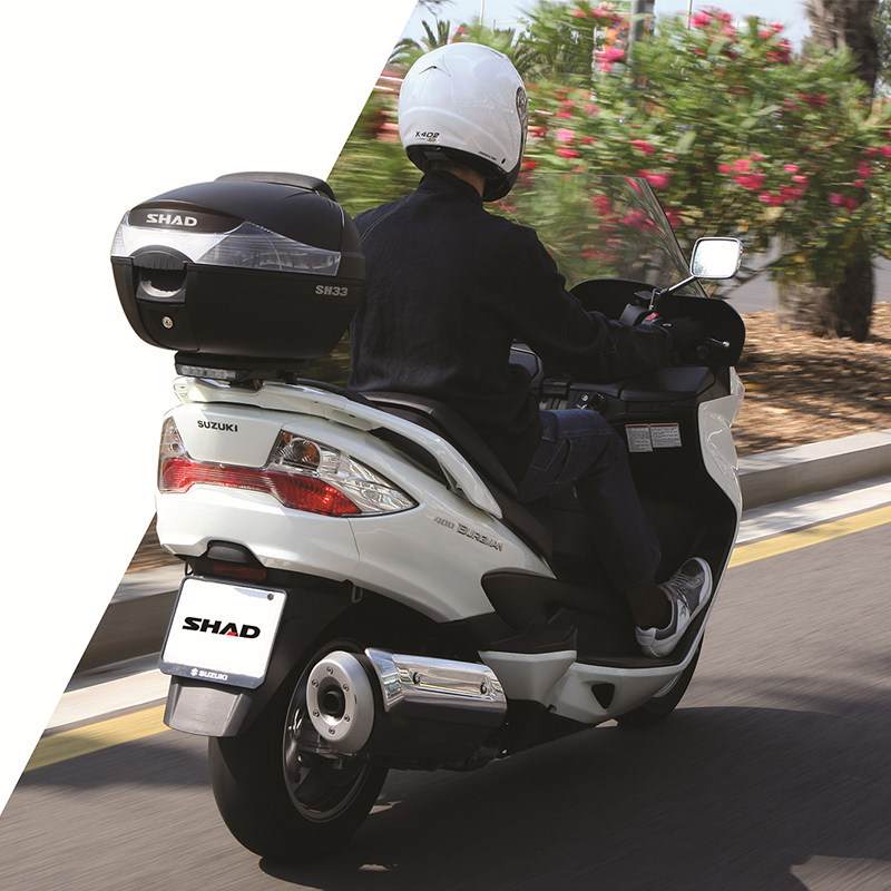 夏德shadsh33l尾箱摩托车后备cb190r巧格赛鹰踏板摩托车尾箱