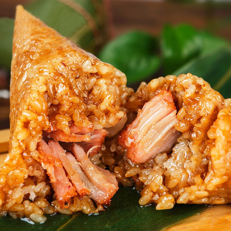 粽子咸蛋蛋黄肉棕新鲜大甜豆沙蜜枣散装浙江粽子