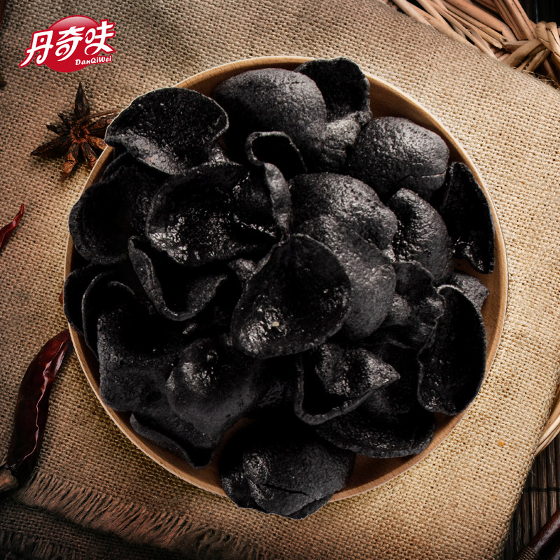 丹奇黑暗料理香脆墨鱼脆片即食海鲜办公室休闲膨化食品