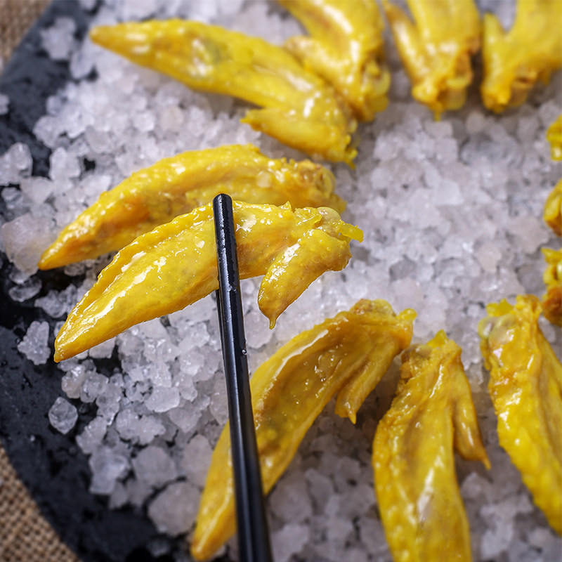 广东盐焗鸡翅尖120g办公室美食鸡小翅即食肉食熟食特产鸡翼尖零食
