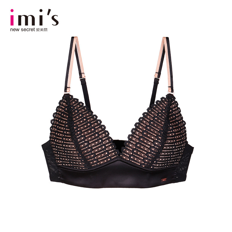 imis爱美丽女士内衣都市韵律无托三角羽绵无纺布文胸文胸
