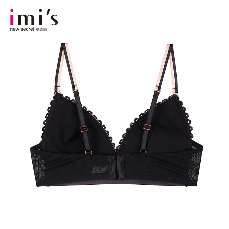 imis爱美丽女士内衣都市韵律无托三角羽绵无纺布文胸文胸