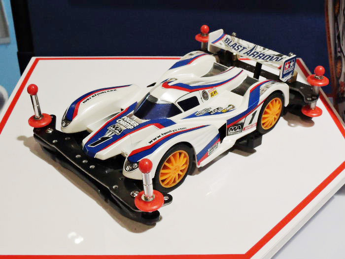 驱车正品田宫拼装企划ma白箭升级套装18647电动