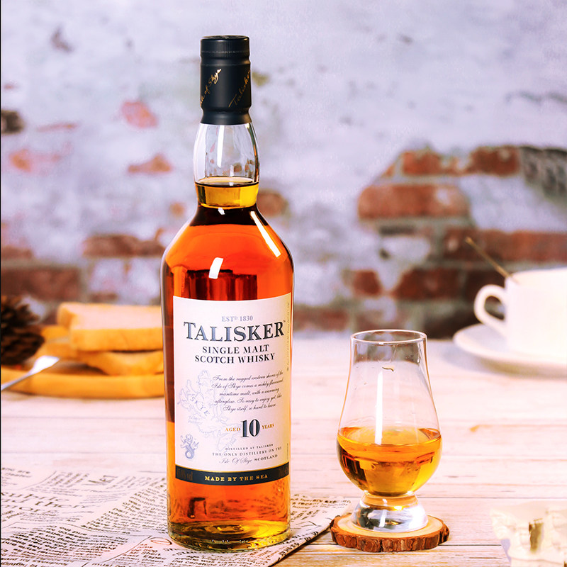 威士忌行货泰斯卡10年700ml英国talisker苏格兰单一麦芽威士忌