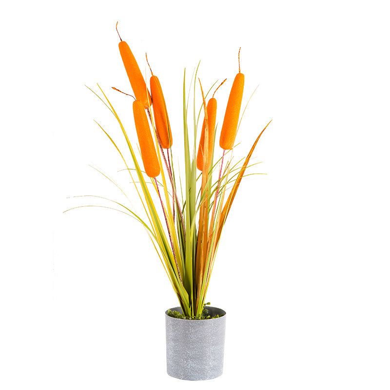 芦苇草水蜡烛仿真客厅落地装饰北欧绿植蒲棒仿真植物盆景