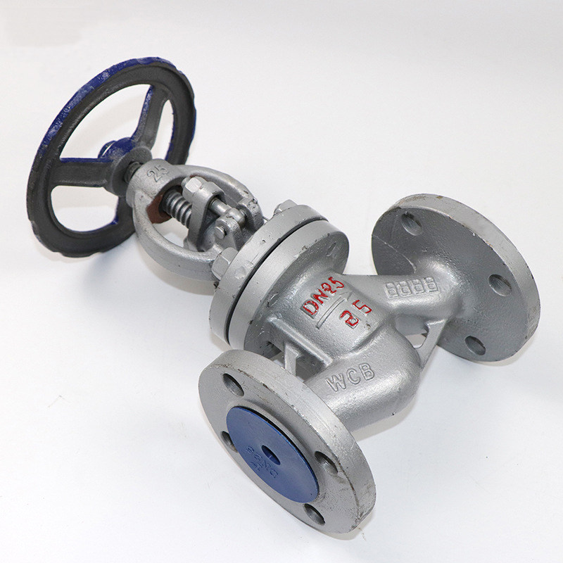 上海导热法兰铸钢dn100升降碳钢阀门温水高温水截止阀