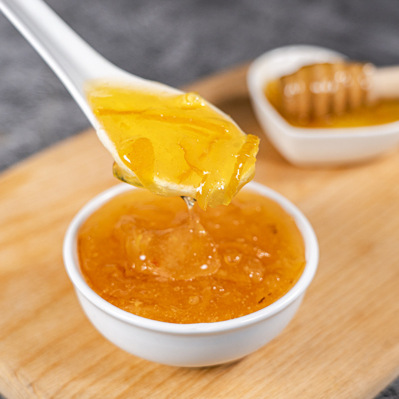 韩国蜂蜜柚子酱原装进口蜜柚果肉茶酱水果茶饮品奶茶店原料2斤装